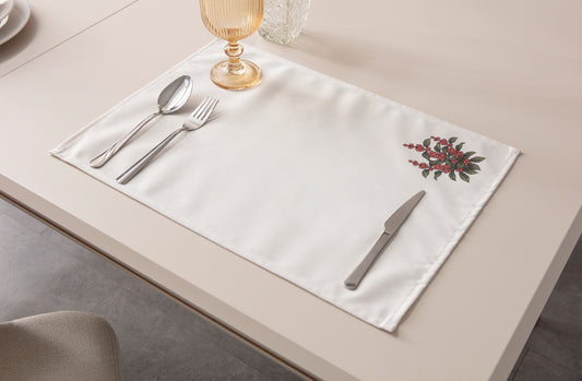 Kokina Premium Serisi 6'lı Amerikan Servis, Duck Keten Kumaş 35x50cm